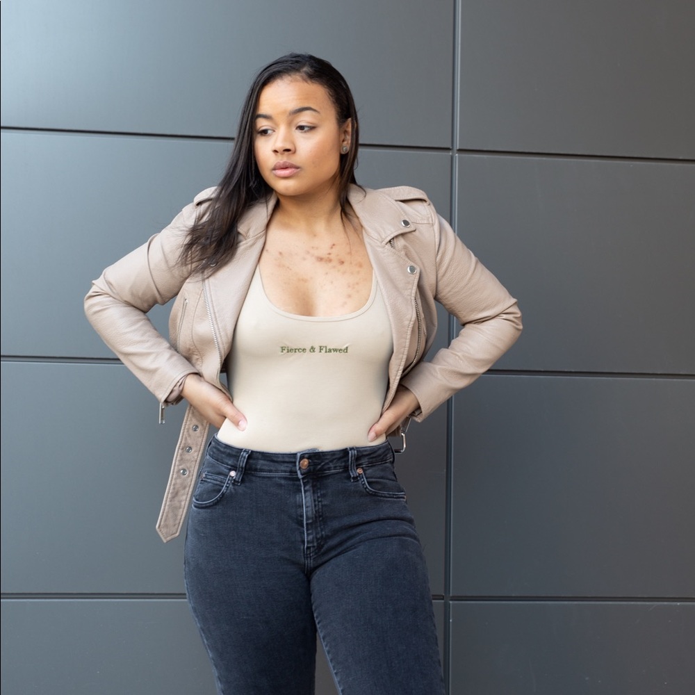 Nude ‘Fierce & Flawed’ Bodysuit